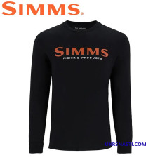 Реглан Simms Logo Shirt LS Jet Black